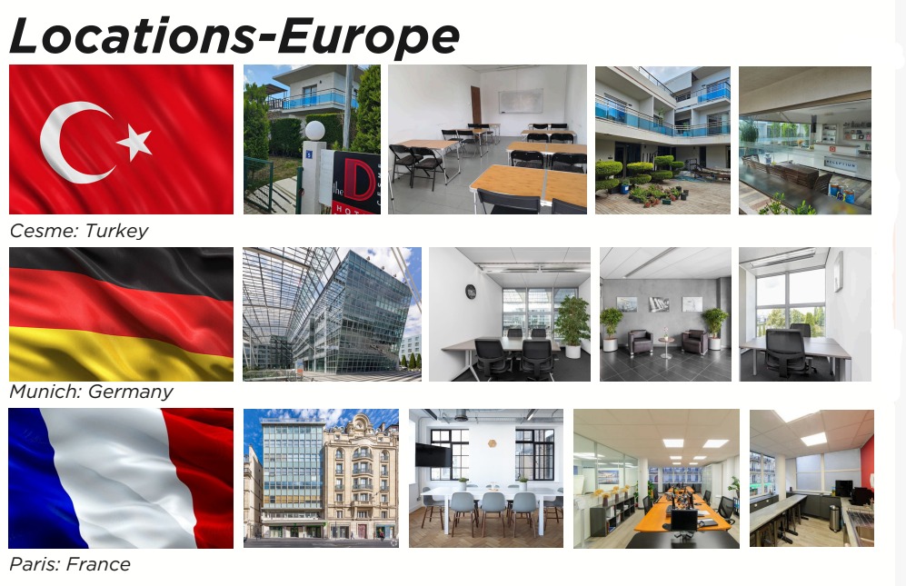 Apex Global Center worldwide location collage 8